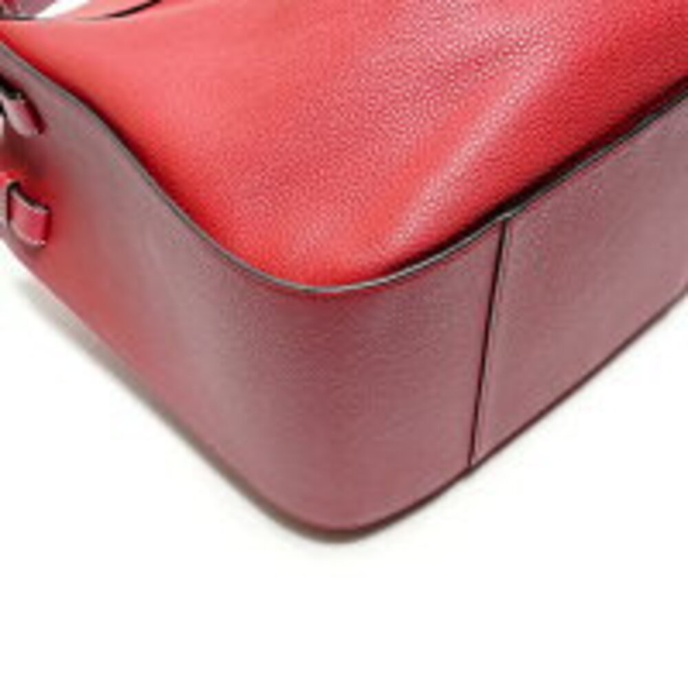 LOEWE Hammock Leather Shoulder Bag Red - Picture 5 of 13
